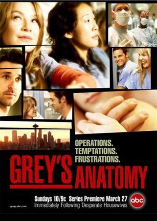 Анатомия Грей (Анатомия страсти) / Grey's Anatomy (1 сезон/2005)